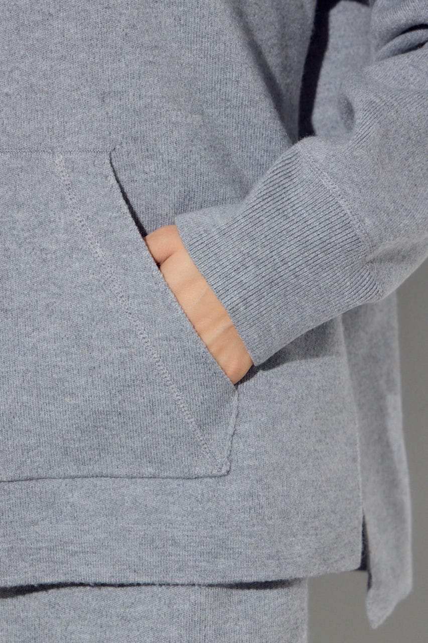 スウェッターニットパーカー T.GRY FREE