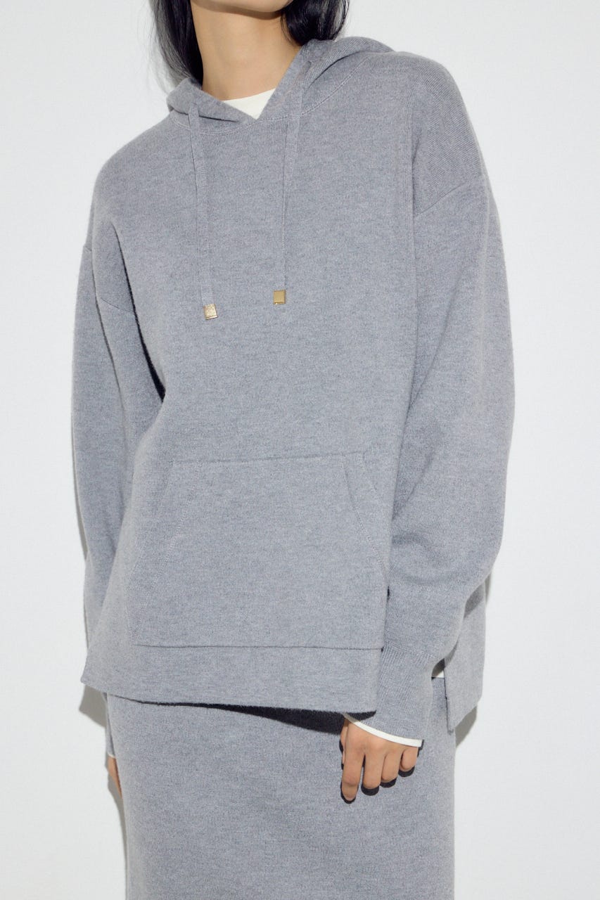 スウェッターニットパーカー T.GRY FREE