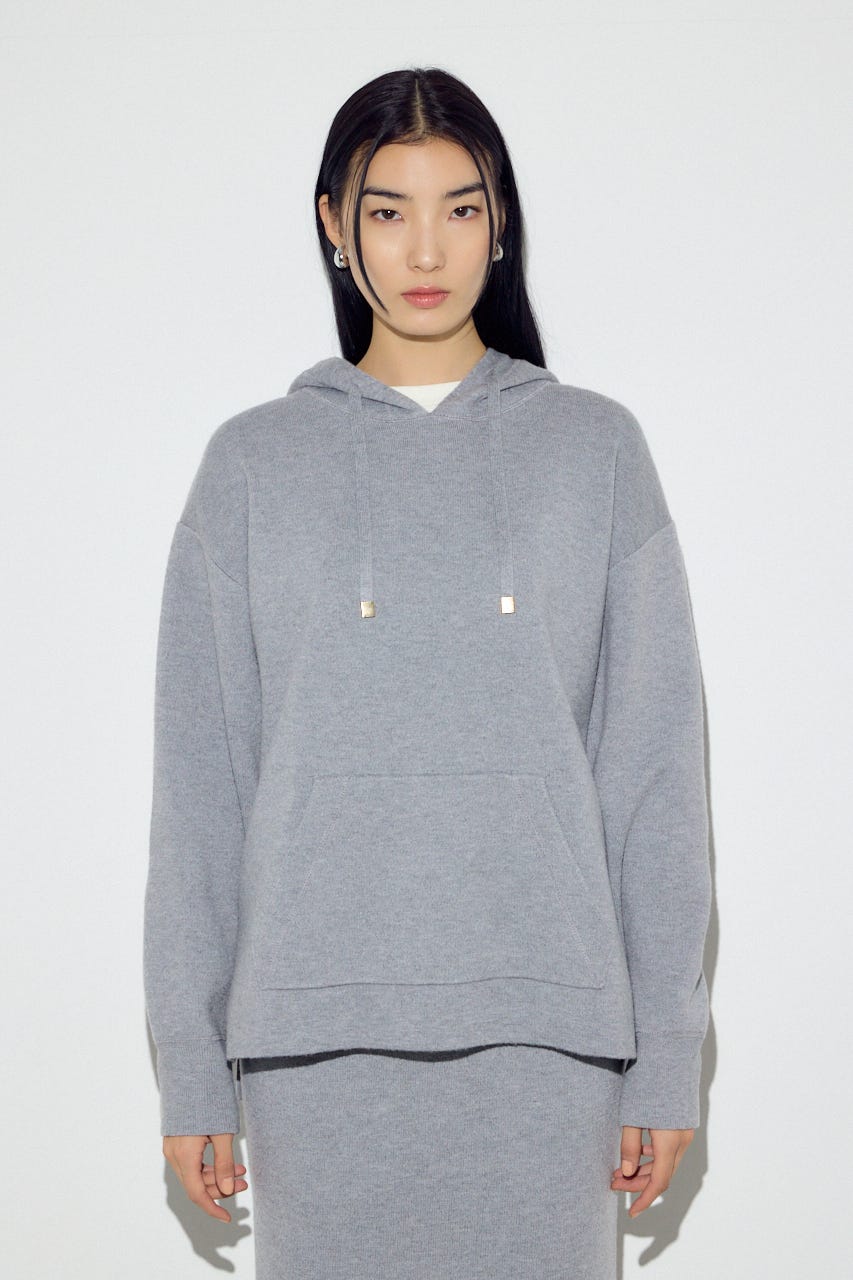 スウェッターニットパーカー T.GRY FREE