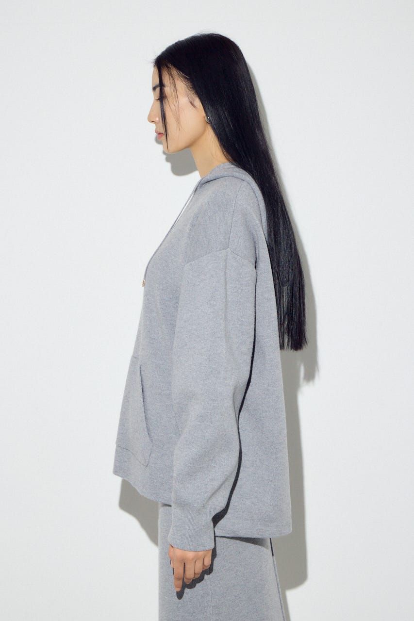 スウェッターニットパーカー T.GRY FREE