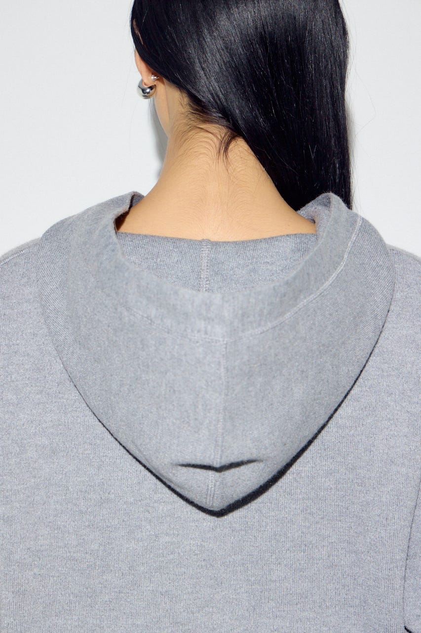 スウェッターニットパーカー T.GRY FREE