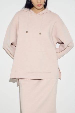 スウェッターニットパーカー