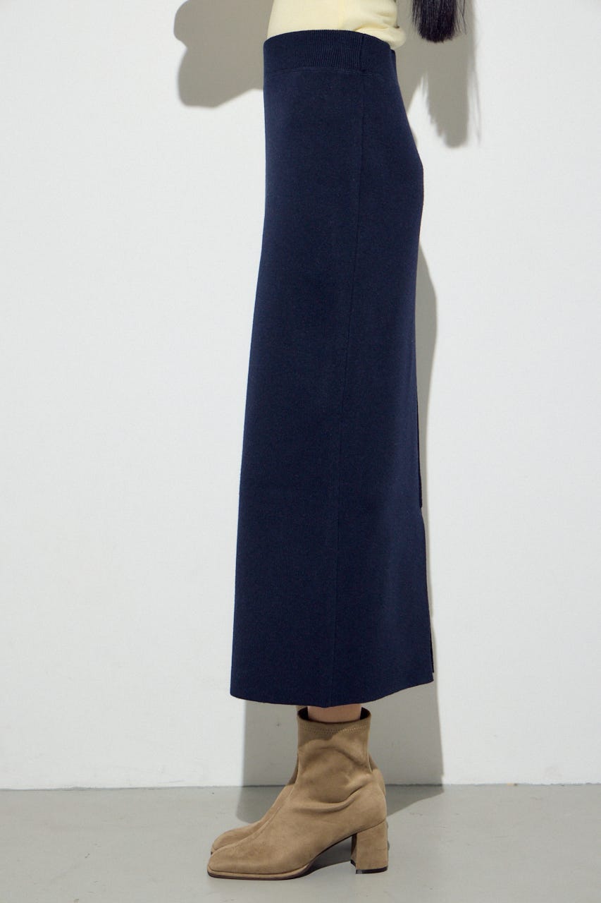 スウェッターニットスカート NVY FREE