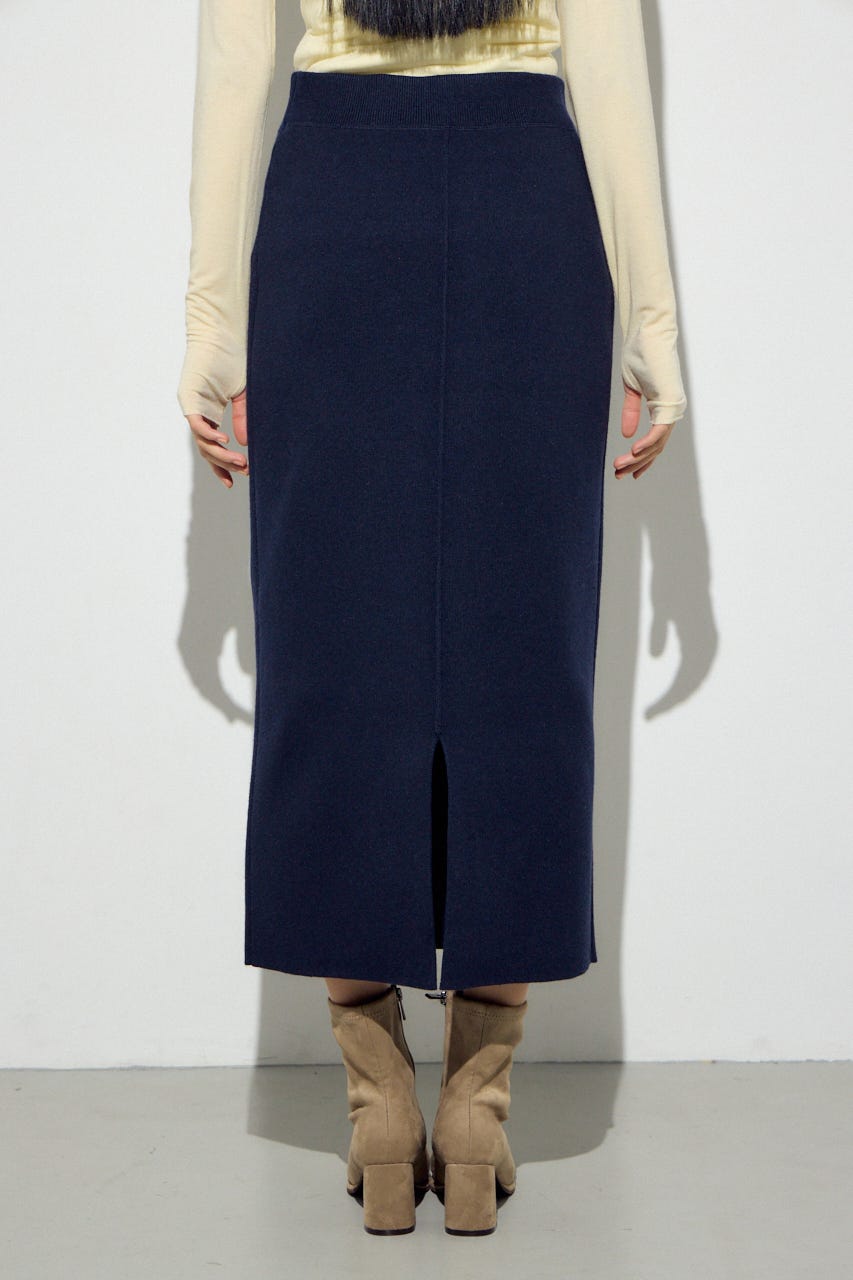 スウェッターニットスカート NVY FREE