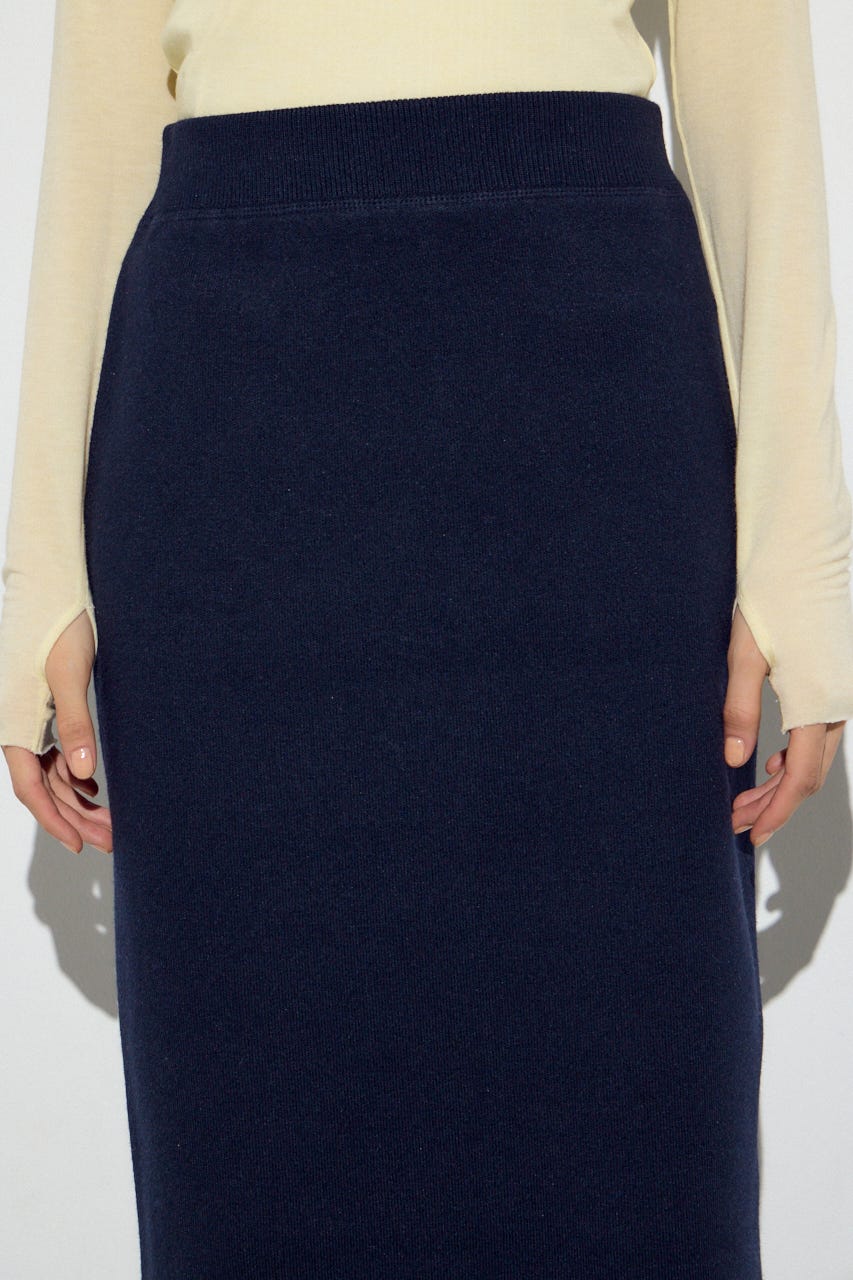 スウェッターニットスカート NVY FREE