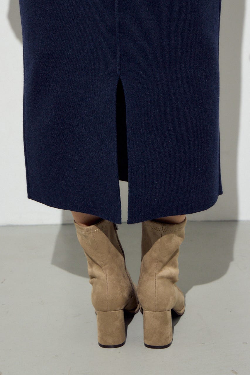 スウェッターニットスカート NVY FREE