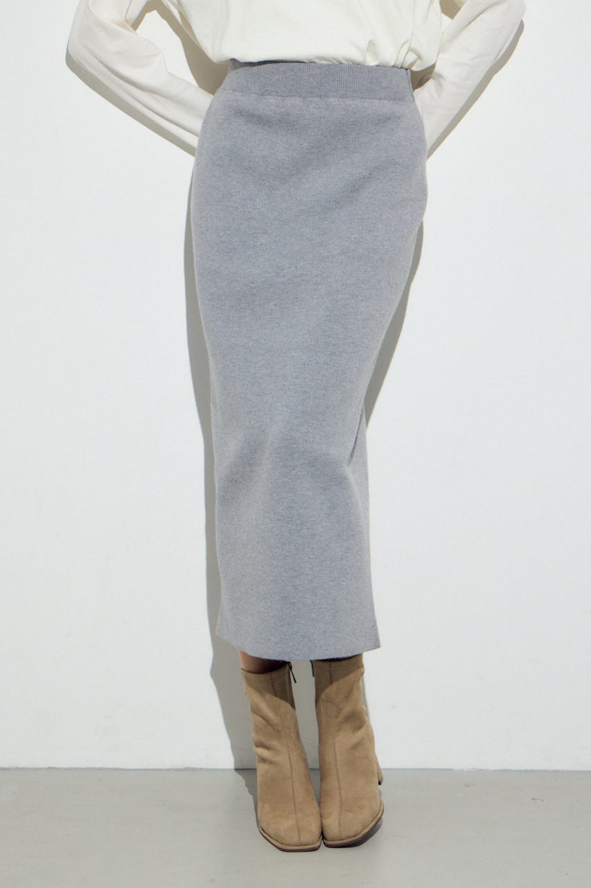 スウェッターニットスカート T.GRY FREE