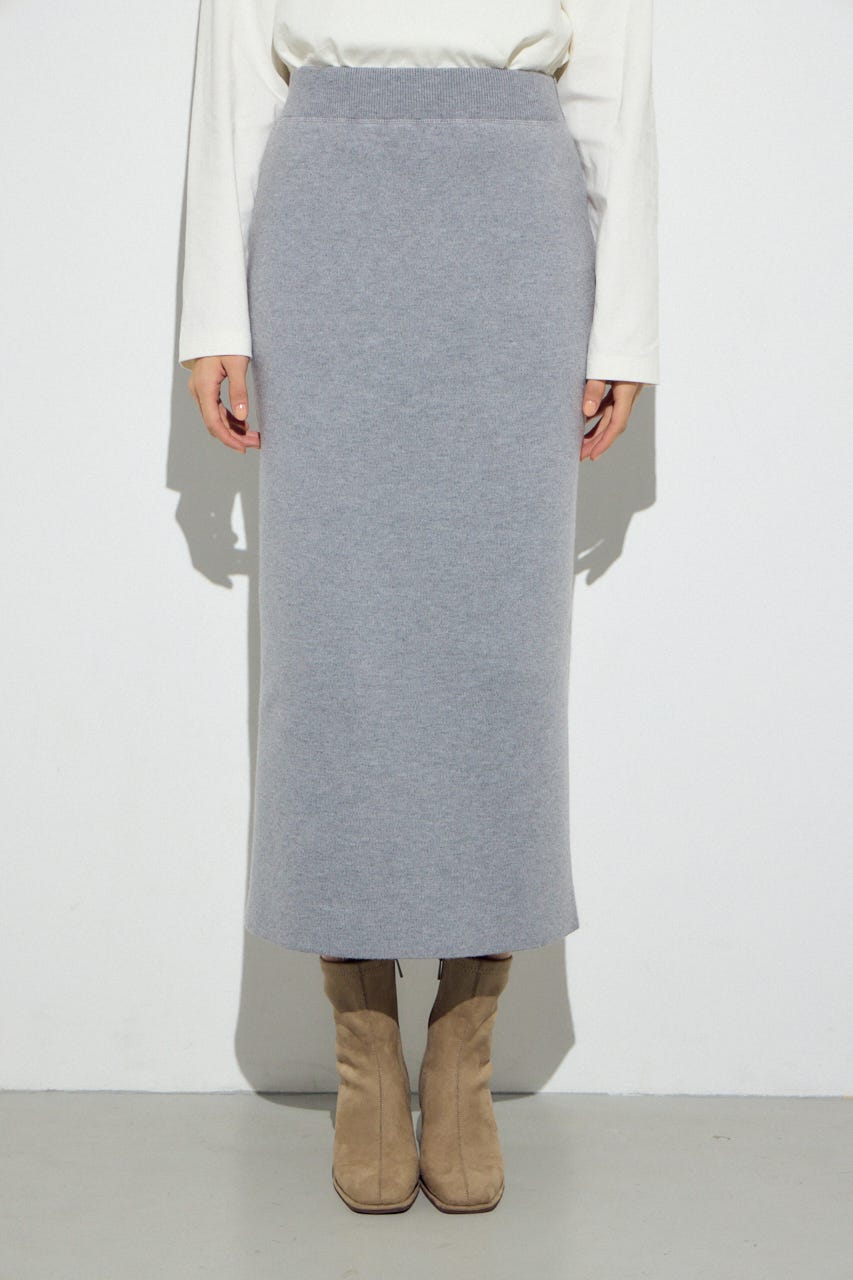 スウェッターニットスカート T.GRY FREE