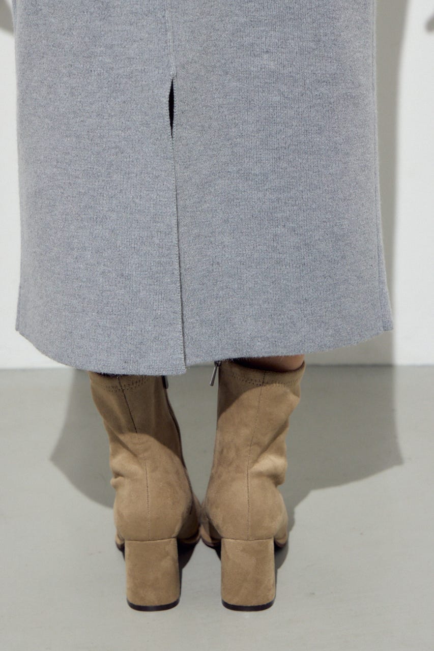 スウェッターニットスカート T.GRY FREE