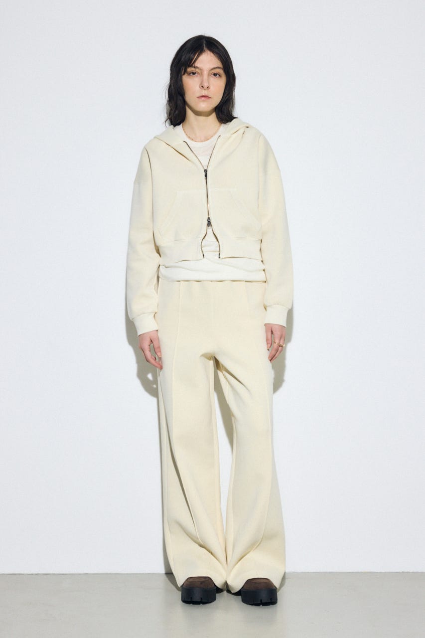 ピグメントダブルジップフーディー IVOY FREE