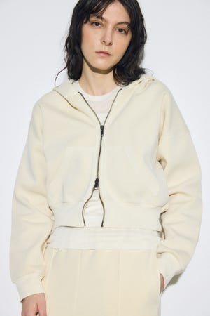 ピグメントダブルジップフーディー