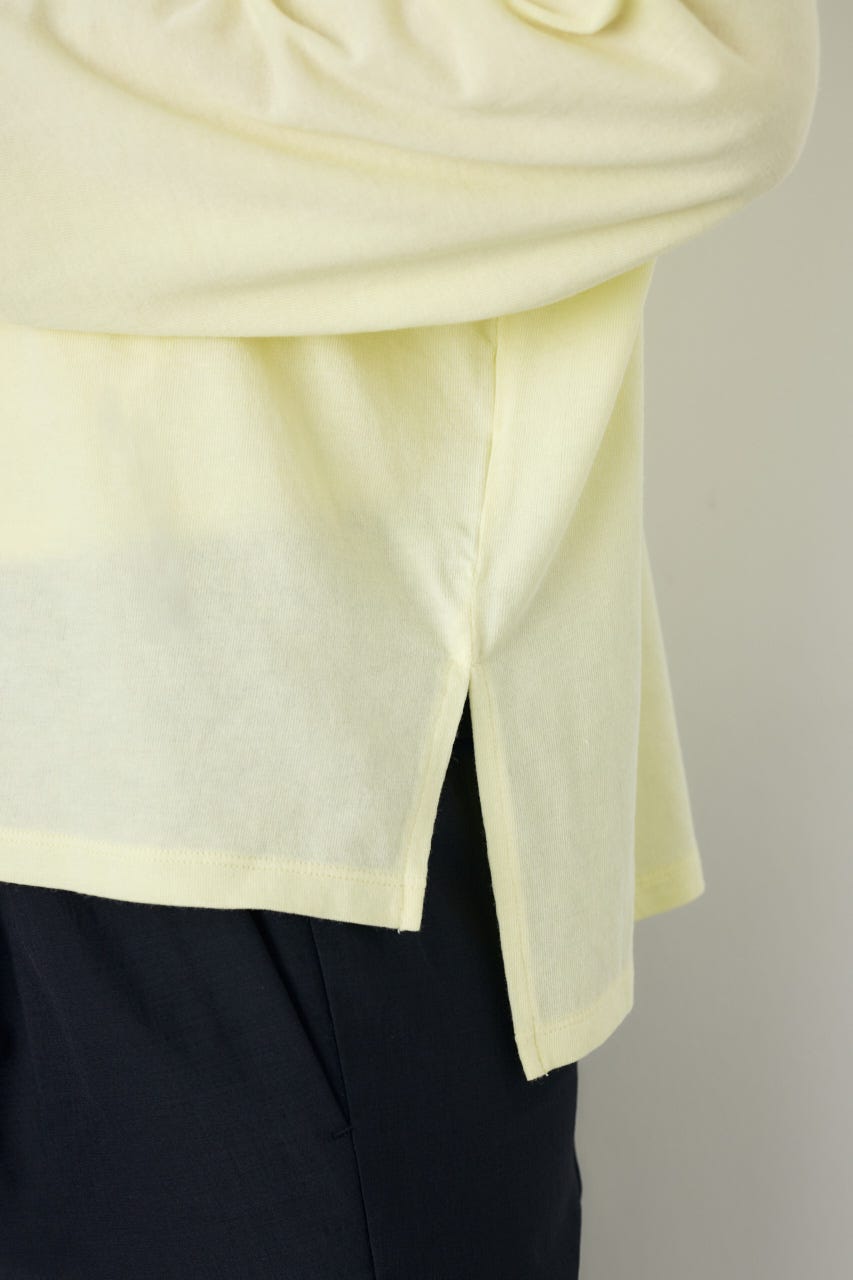 シアーカットトップス L/YEL FREE