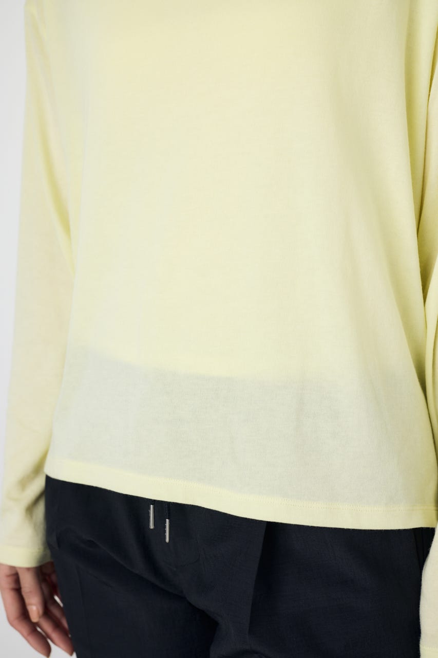 シアーカットトップス L/YEL FREE