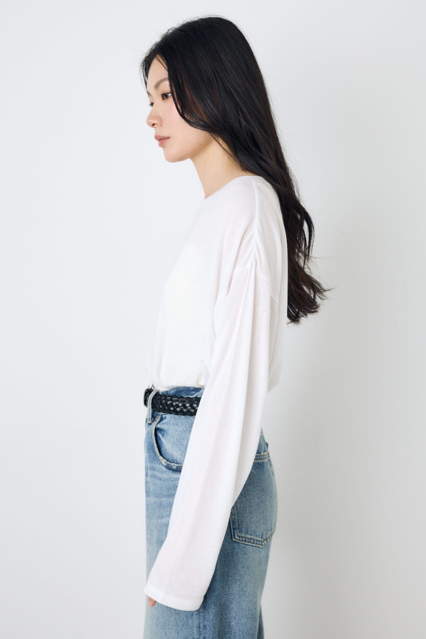 シアーカットトップス O/WHT FREE