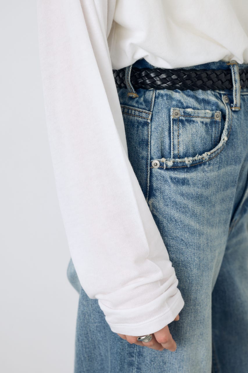 シアーカットトップス O/WHT FREE