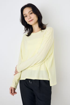 シアーカットトップス