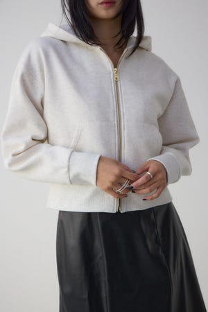 裏起毛Wジップアップフーディー