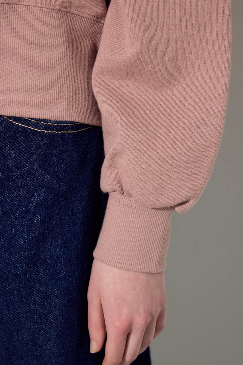 バイカラーレースクルーネックスウェット PNK FREE