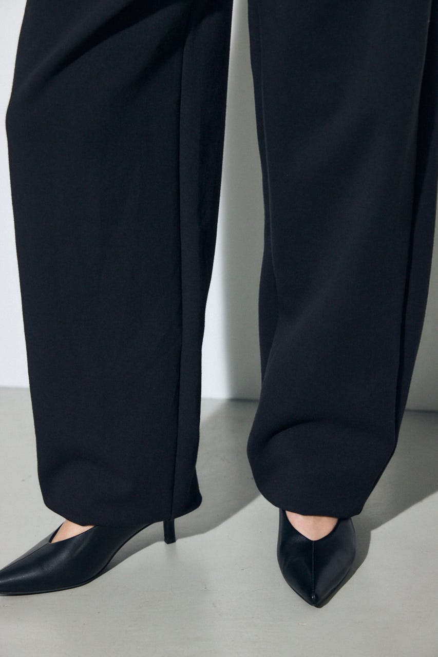 ダンボールカーブワイドパンツ BLK M