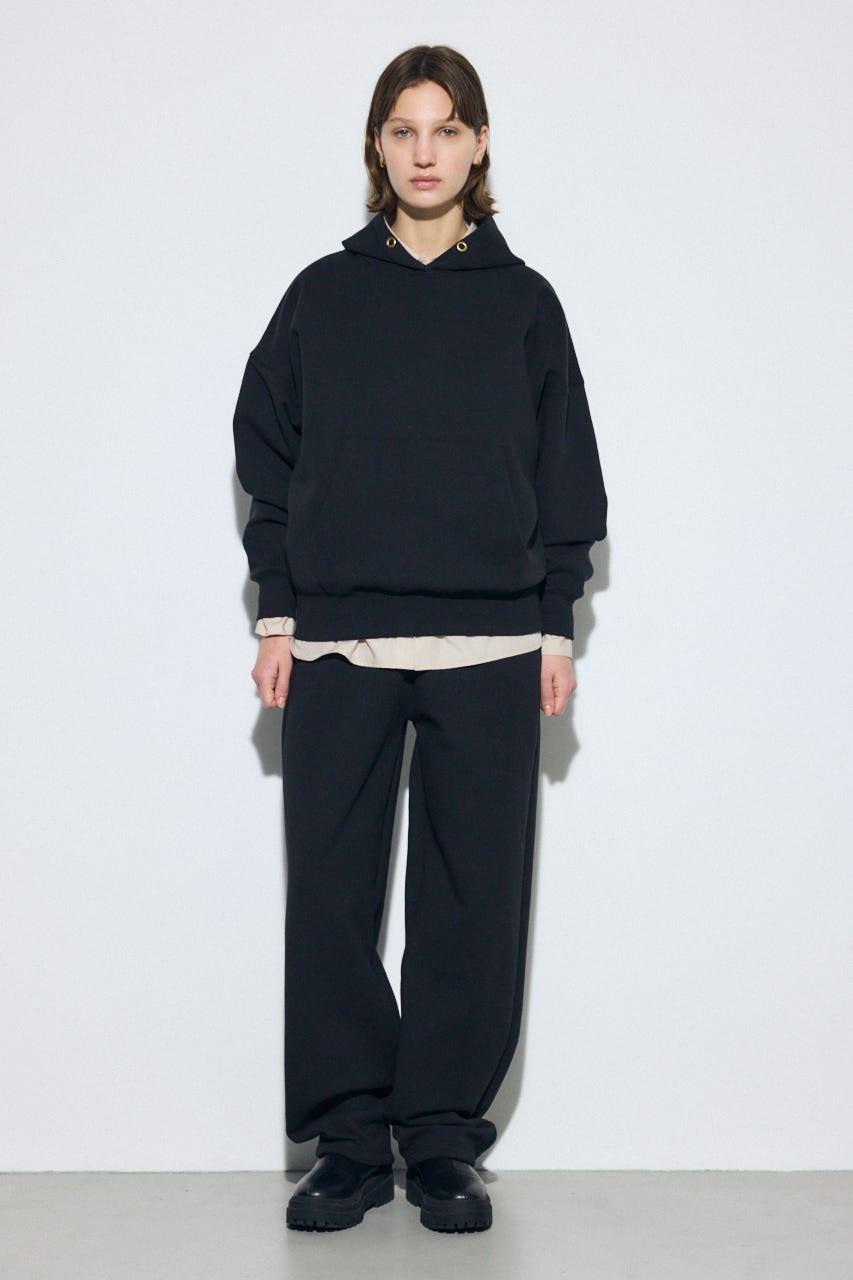 ダンボールカーブワイドパンツ BLK M