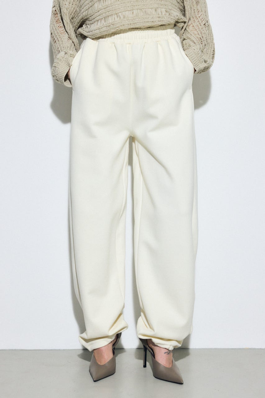 ダンボールカーブワイドパンツ O/WHT M