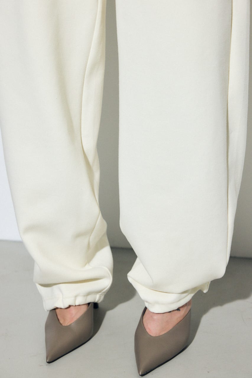 ダンボールカーブワイドパンツ O/WHT M