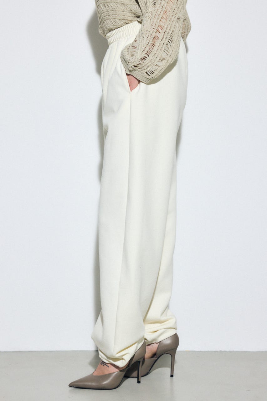 ダンボールカーブワイドパンツ O/WHT M