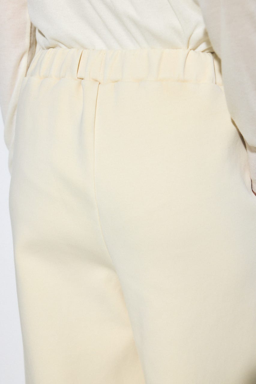 ピグメントピンタックワイドパンツ IVOY M