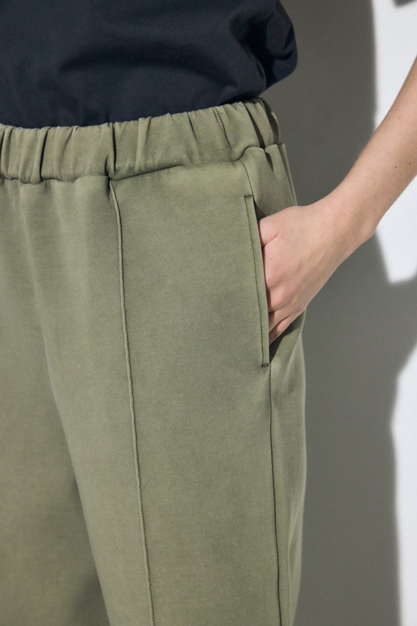 ピグメントピンタックワイドパンツ KHA S