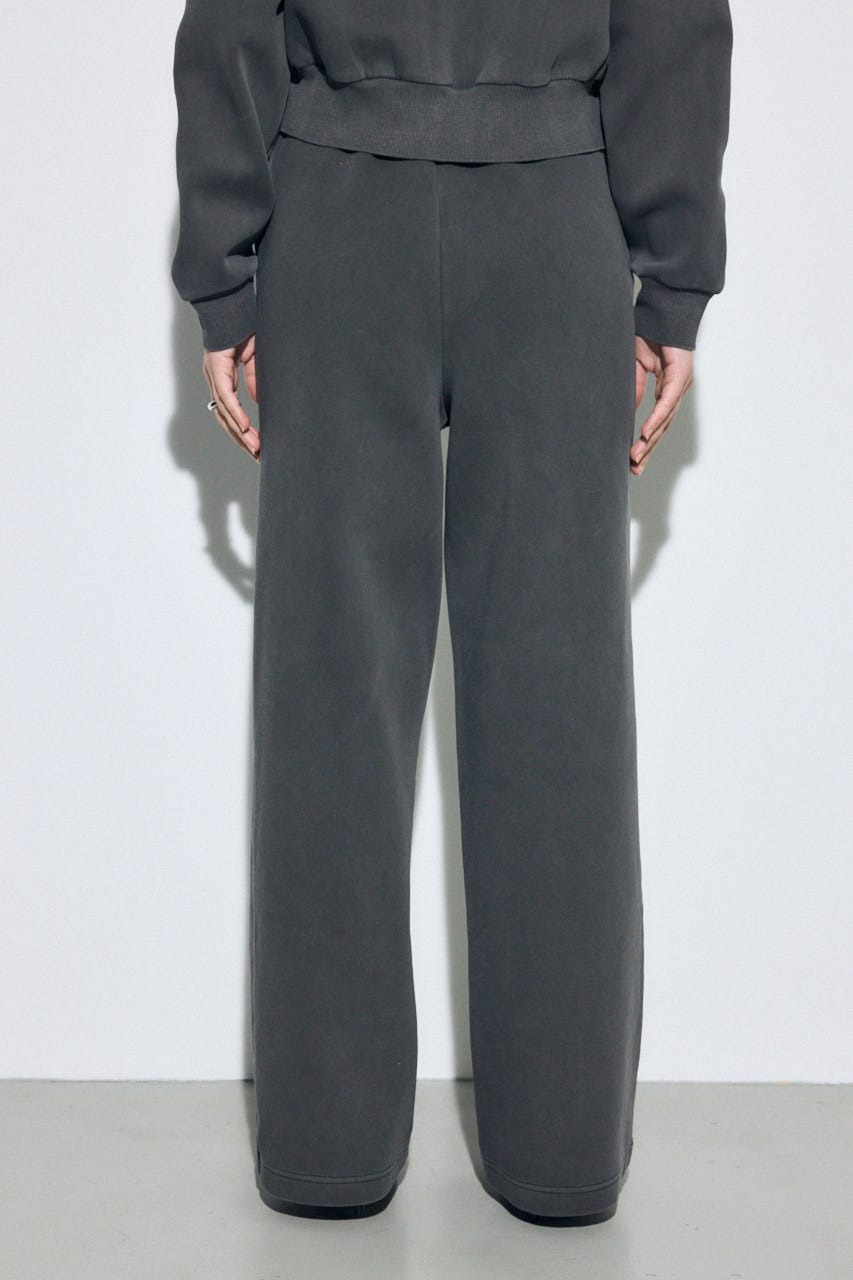 ピグメントピンタックワイドパンツ L/BLK M