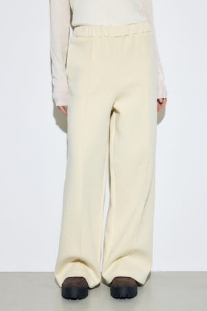 ピグメントピンタックワイドパンツ