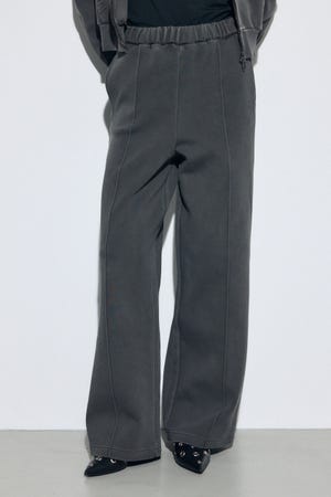 ピグメントピンタックワイドパンツ