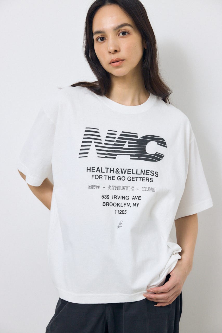 NACピグメントプリントTシャツ O/WHT FREE