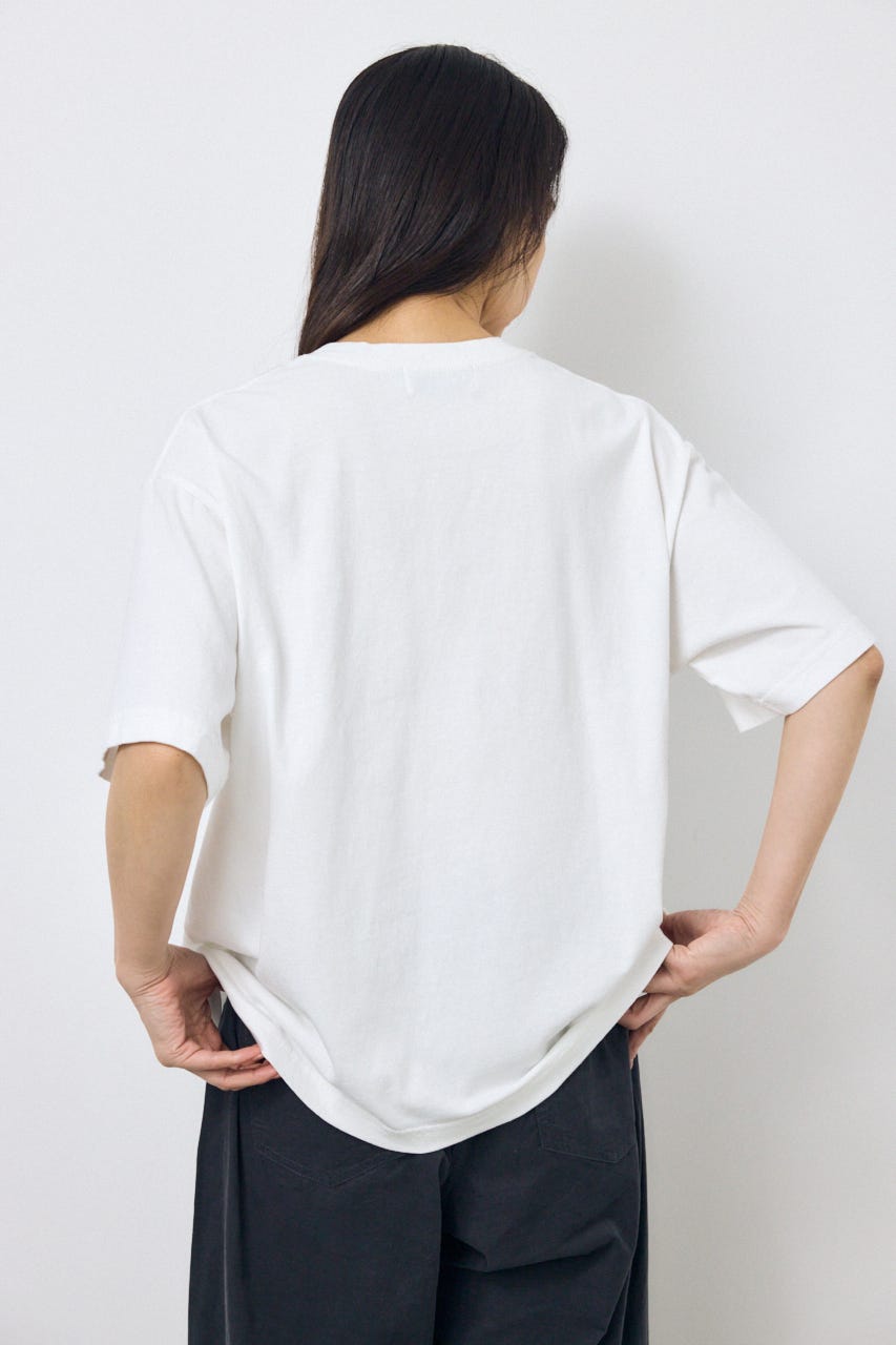 NACピグメントプリントTシャツ O/WHT FREE