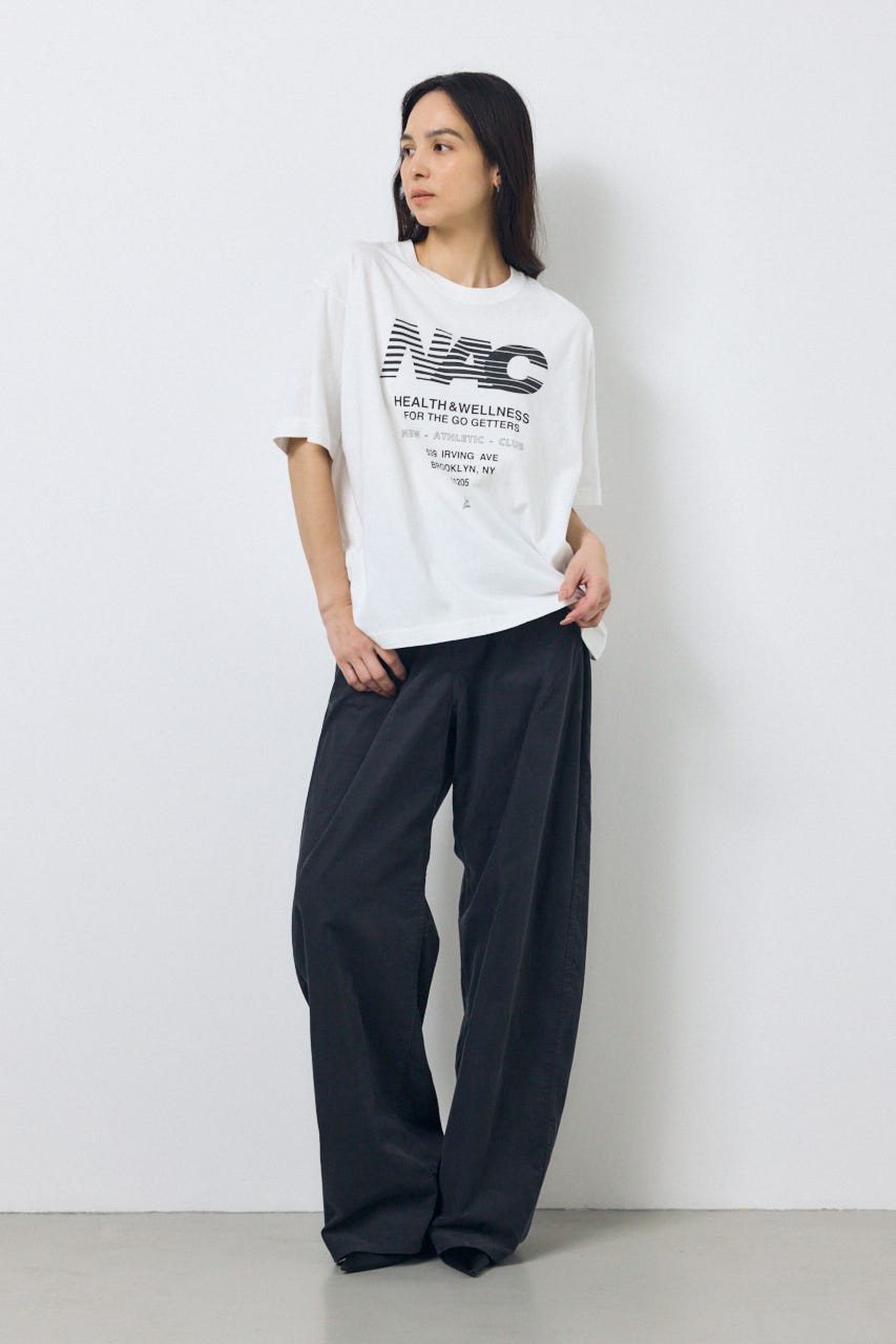 NACピグメントプリントTシャツ O/WHT FREE