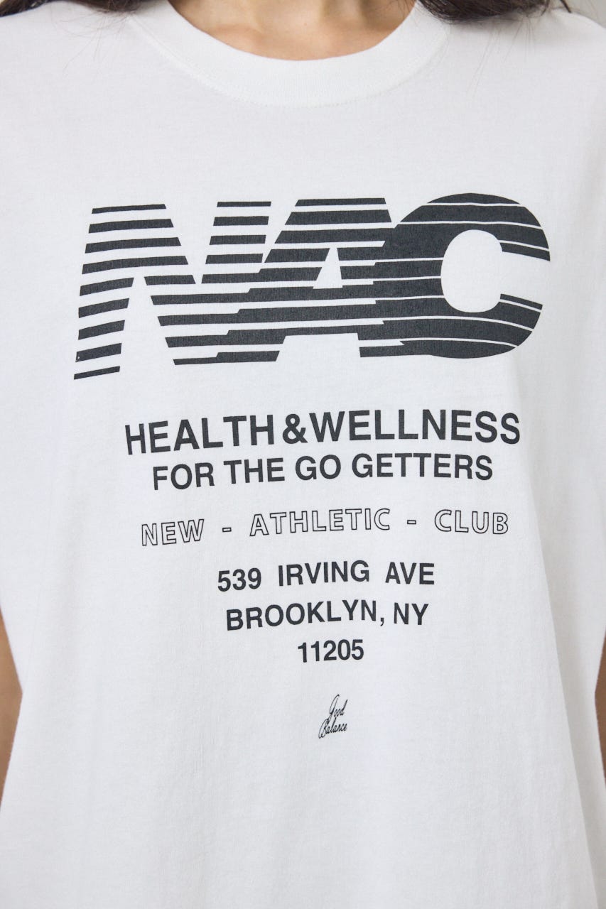 NACピグメントプリントTシャツ O/WHT FREE