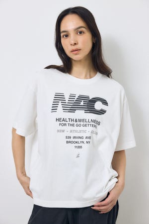 NACピグメントプリントTシャツ