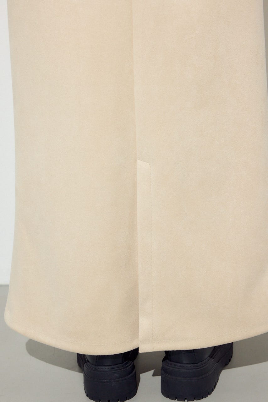 フェイクスエードタックスカート IVOY S