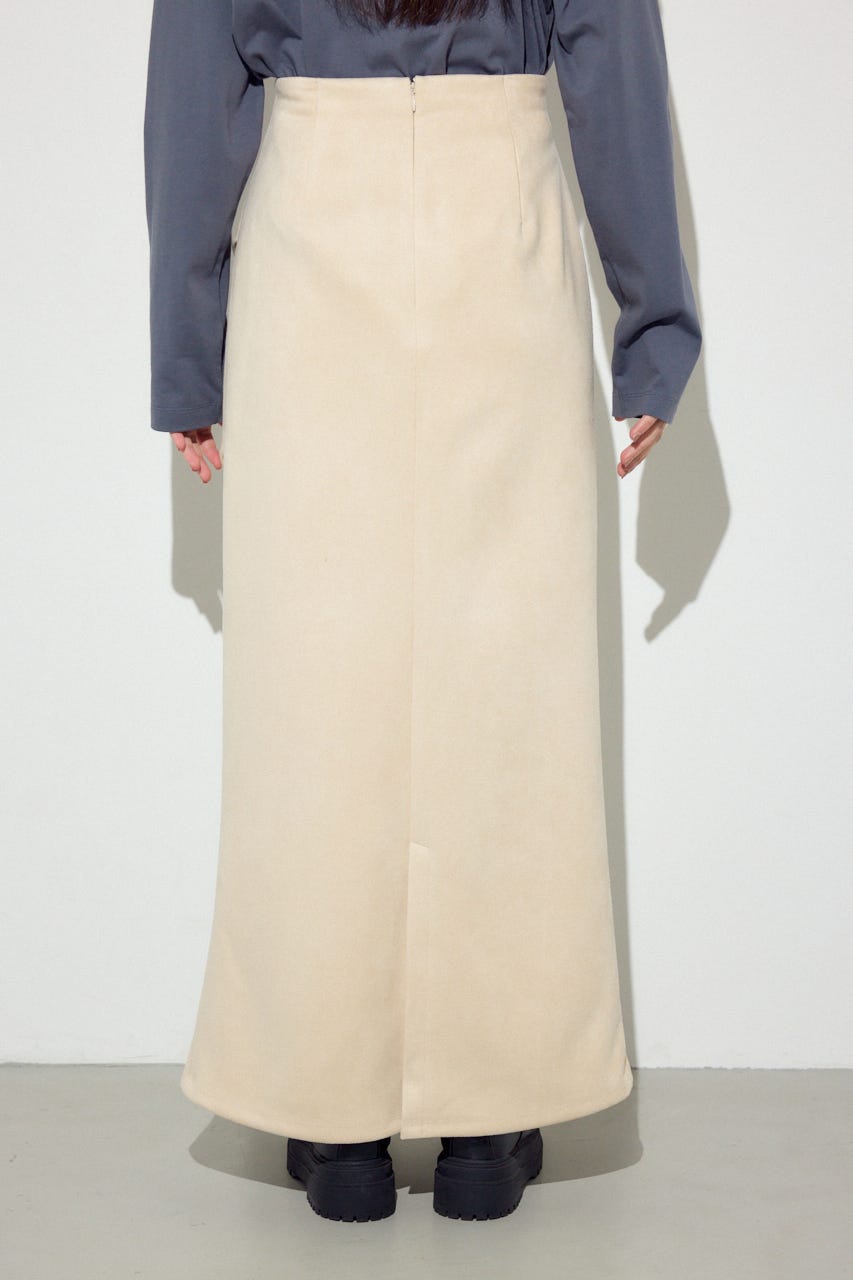 フェイクスエードタックスカート IVOY S