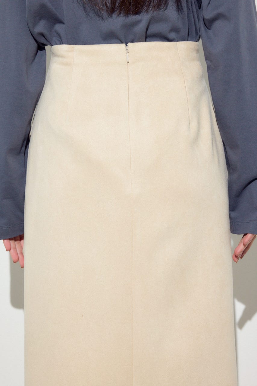 フェイクスエードタックスカート IVOY S