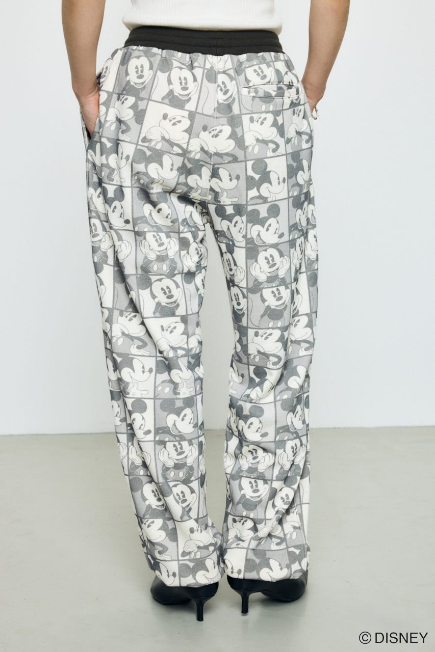 AD総柄グラフィックパンツ / MICKEY BLK M