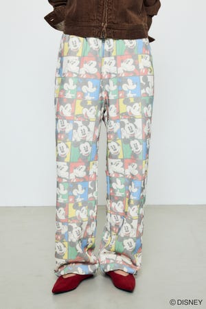 AD総柄グラフィックパンツ / MICKEY