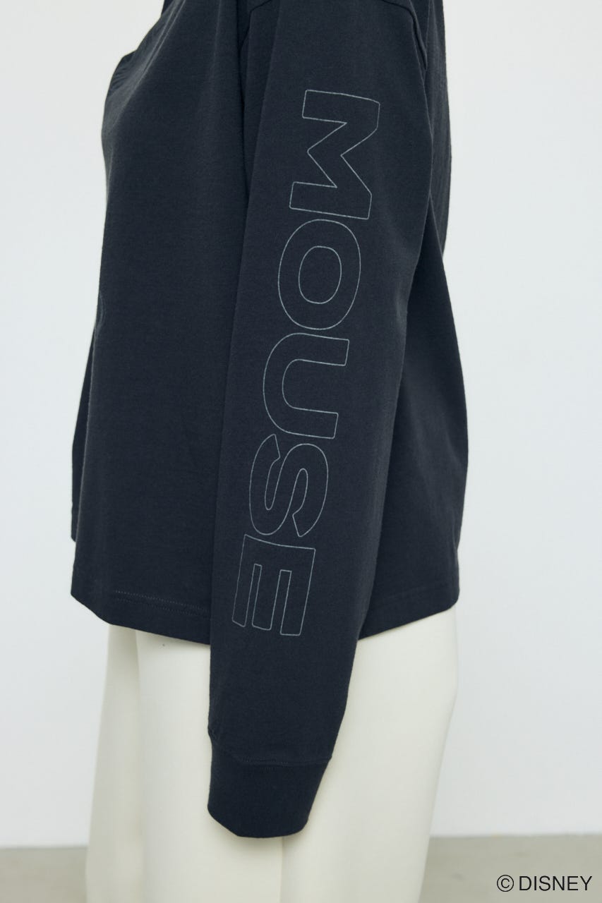 ADスケッチプリントロンT / MICKEY BLK M