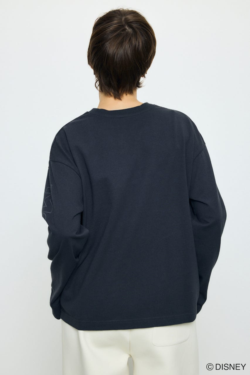 ADスケッチプリントロンT / MICKEY BLK M