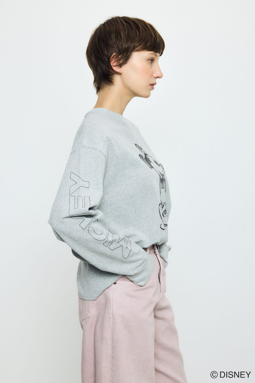 ADスケッチプリントロンT / MICKEY T.GRY M