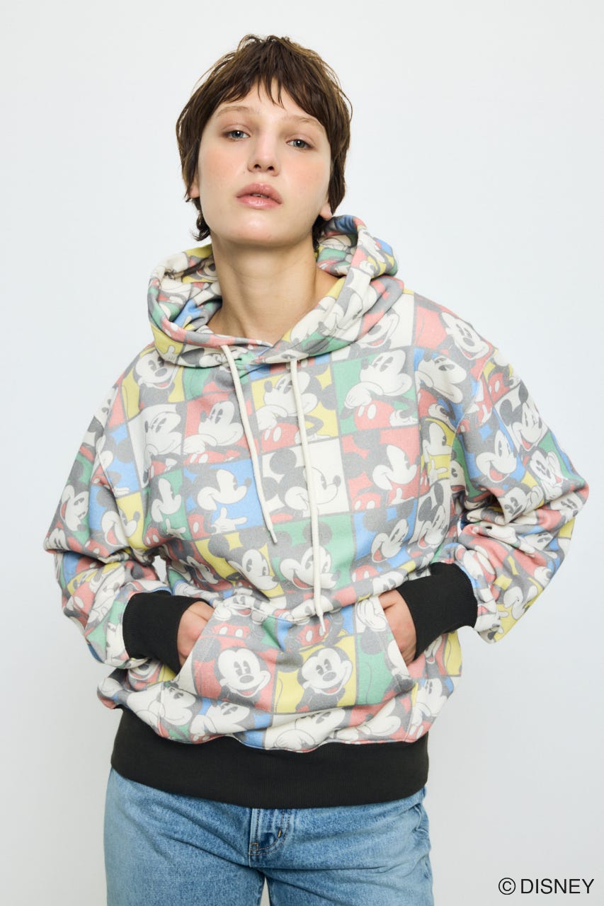 AD総柄グラフィックパーカー / MICKEY Multi_1 M