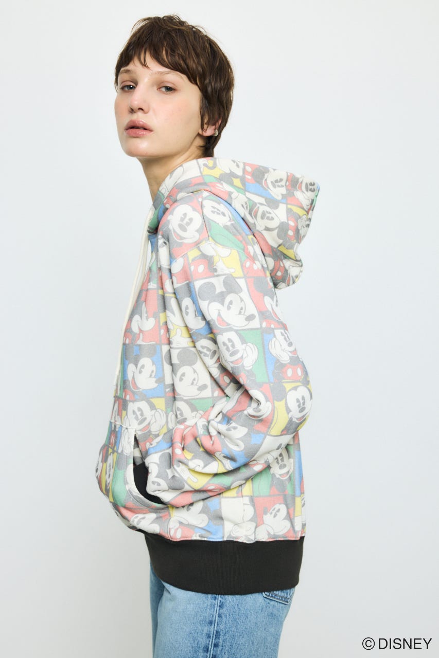 AD総柄グラフィックパーカー / MICKEY Multi_1 M