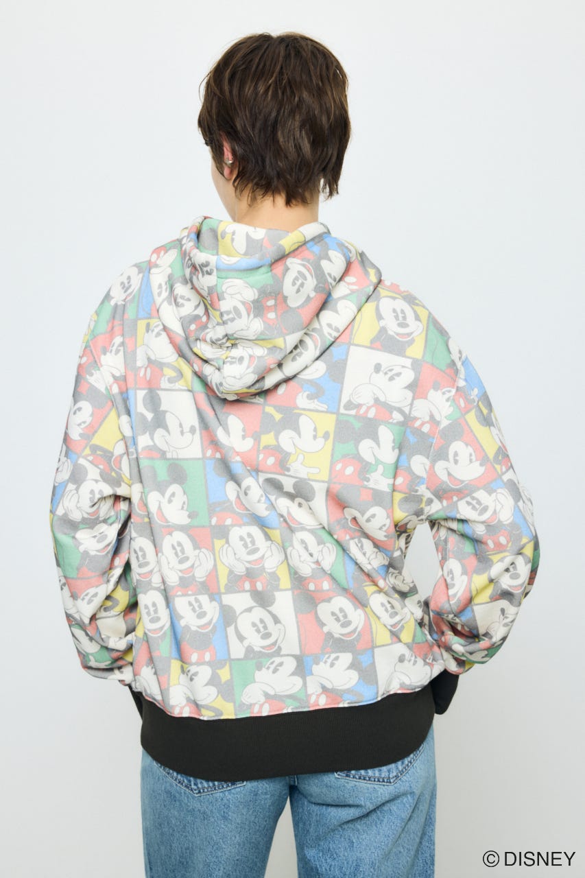 AD総柄グラフィックパーカー / MICKEY Multi_1 M