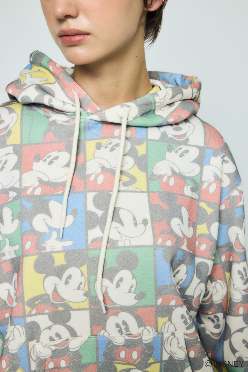 AD総柄グラフィックパーカー / MICKEY Multi_1 M