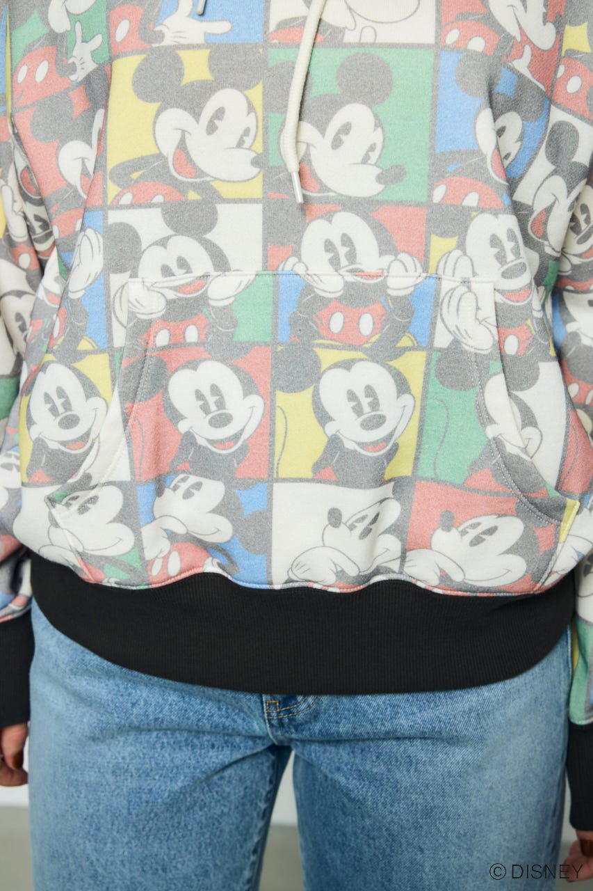 AD総柄グラフィックパーカー / MICKEY Multi_1 M